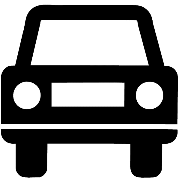 Square car silhouette vinyl sticker. Customize on line.      Autos Cars and Car Repair 060-0383  